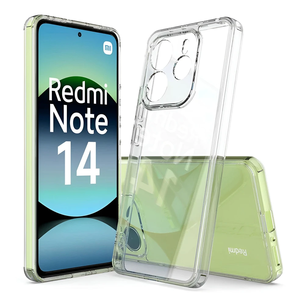 Woo case tpu soft xiaomi redmi note 14 4g, clear 163.3 x 76.6 x 8.2 mm 3