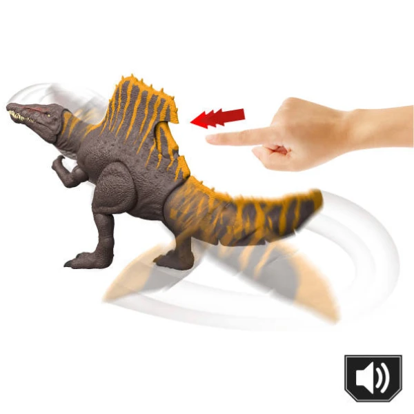 Figurină interactivă de dinozaur „jurassic world: tail thrasher spinosaurus” 5
