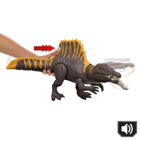Figurină interactivă de dinozaur „jurassic world: tail thrasher spinosaurus” 4