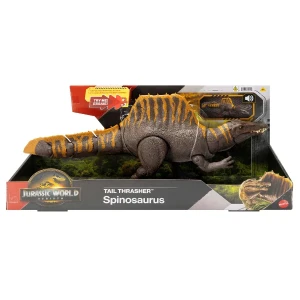 Figurină interactivă de dinozaur „jurassic world: tail thrasher spinosaurus” Thumbnail 3
