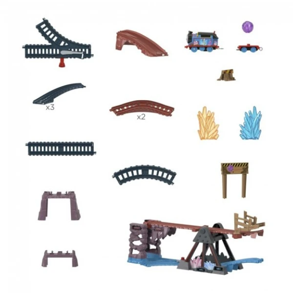 Set de tren "aventuri în peșterile de cristal", thomas și prietenii 6