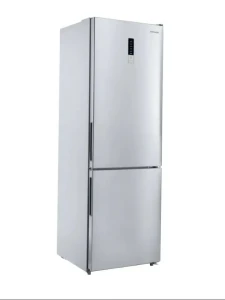 Frigider daewoo dnf-310mex-1 310l (86l+224l), 188cm, total no frost, clasa e, inox, decongelare automata, super freeze, control electronic, iluminare