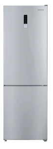Frigider daewoo dnf-310mex-1 310l (86l+224l), 188cm, total no frost, clasa e, inox, decongelare automata, super freeze, control electronic, iluminare Thumbnail 5