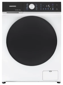 Masina de spalat rufe daewoo dwd-cs8014,  8 kg / 1400rpm, 48cm, clasa a, motor inverter, display, panou negru + usa dubla neagra, 16 program, alb Thumbnail 5