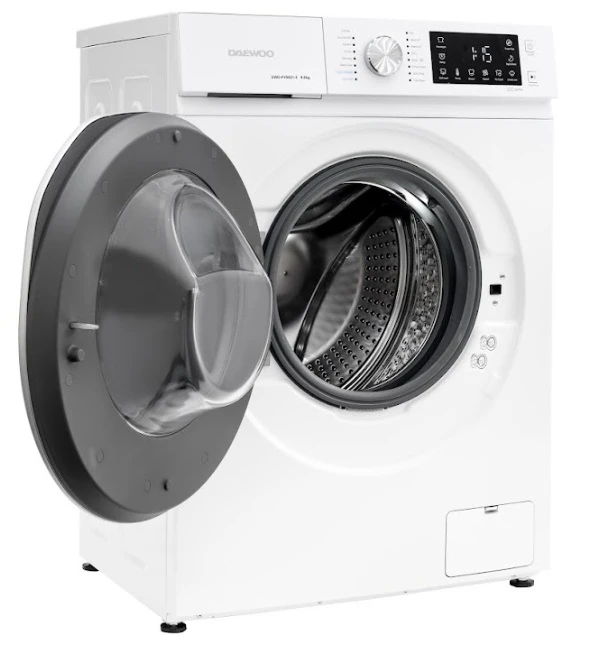 Masina de spalat rufe daewoo dwd-fv9021-5,  9 kg / 1400rpm, 60cm, clasa a, motor inverter, display, usa dubla neagra, 16 program, alb 4