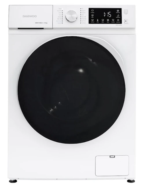 Masina de spalat rufe daewoo dwd-fv9021-5,  9 kg / 1400rpm, 60cm, clasa a, motor inverter, display, usa dubla neagra, 16 program, alb 7