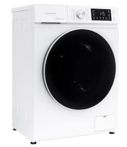 Masina de spalat rufe daewoo dwd-fv9021-5,  9 kg / 1400rpm, 60cm, clasa a, motor inverter, display, usa dubla neagra, 16 program, alb Thumbnail 3