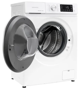 Masina de spalat rufe daewoo dwd-fv9021-5,  9 kg / 1400rpm, 60cm, clasa a, motor inverter, display, usa dubla neagra, 16 program, alb Thumbnail 3