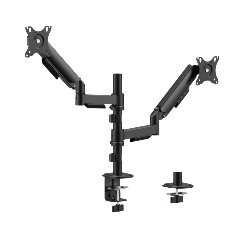 Настольный кронштейн для монитора gembird ma-da2p-02, черный 4