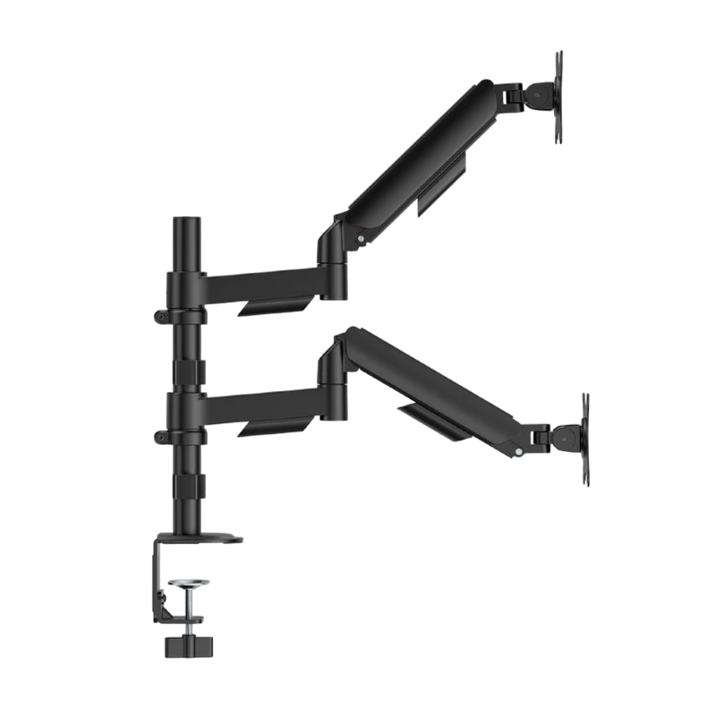 Настольный кронштейн для монитора gembird ma-da2p-02, черный 3