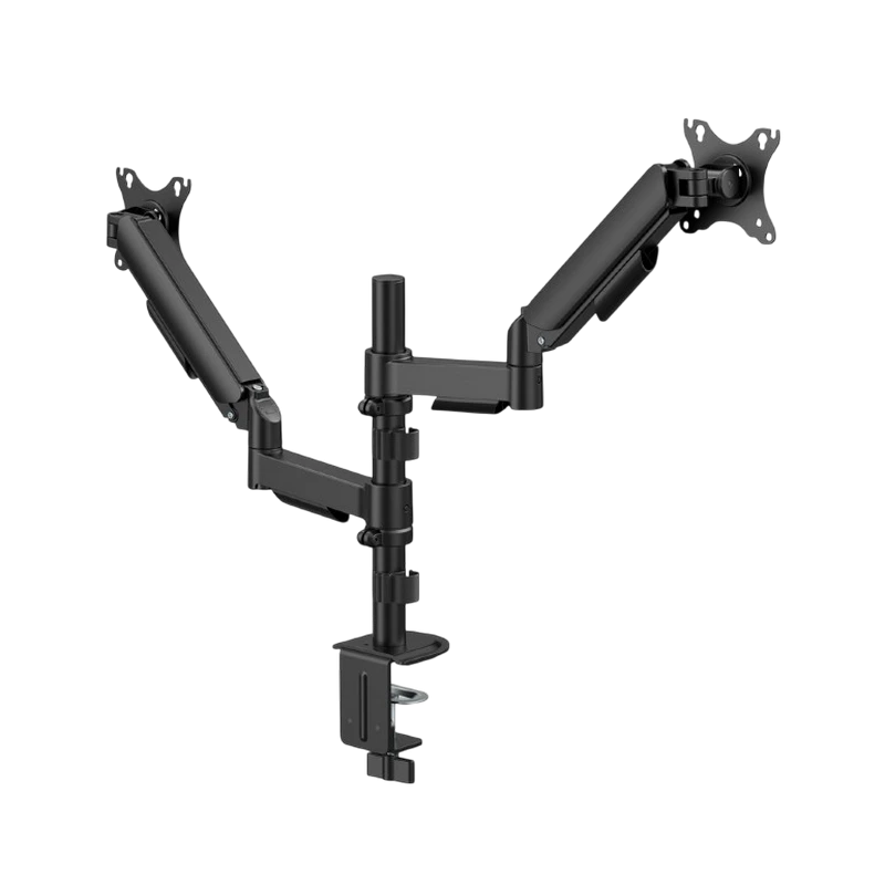 Настольный кронштейн для монитора gembird ma-da2p-02, черный 5