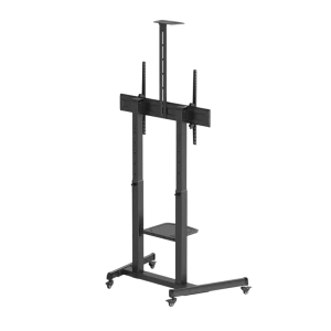Suport pentru tv pe picior gembird tvs-100t-03, negru Thumbnail 3