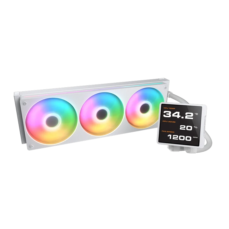 Cooler procesor cougar poseidon vistek pro argb 360 white 3