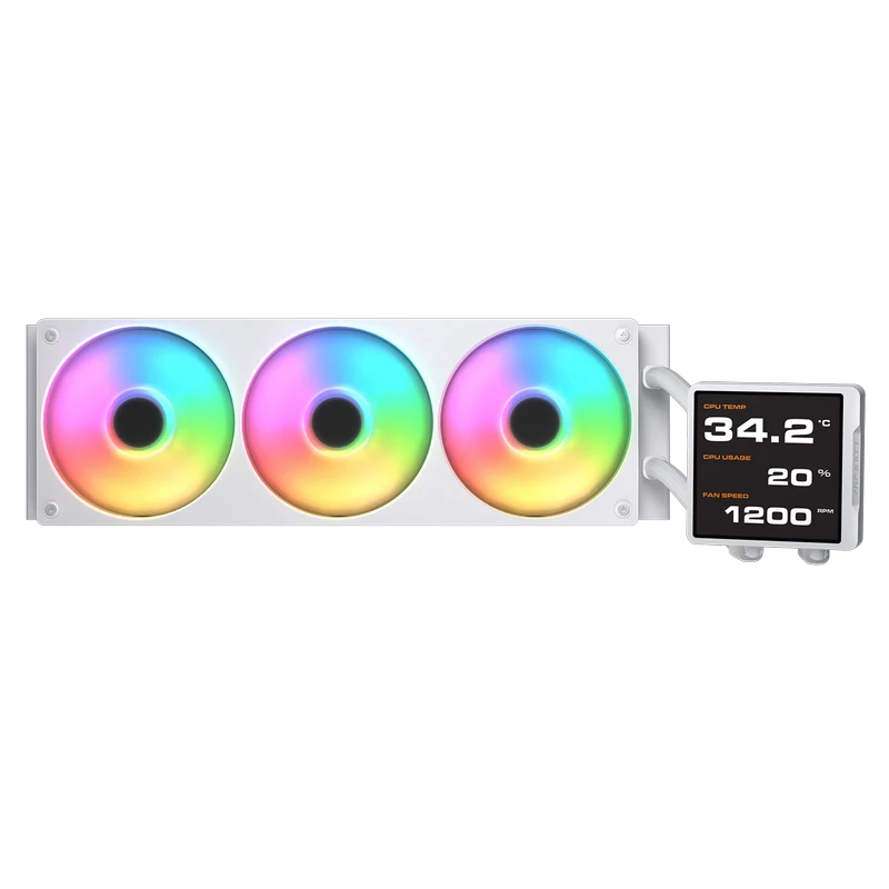 Cooler procesor cougar poseidon vistek pro argb 360 white 4