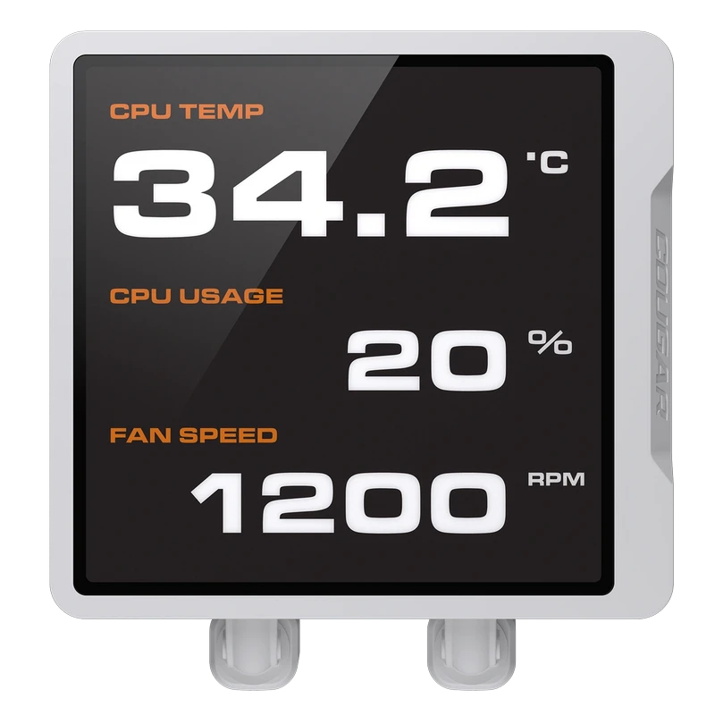 Cooler procesor cougar poseidon vistek pro argb 360 white 3