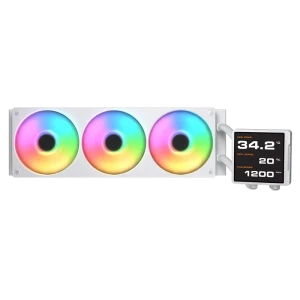 Cooler procesor cougar poseidon vistek pro argb 360 white Thumbnail 4