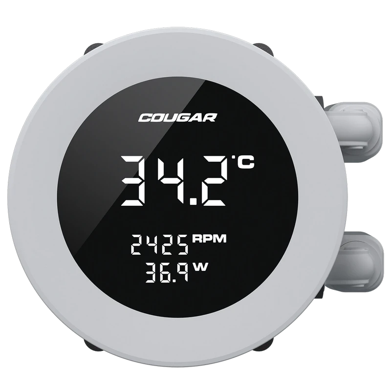 Cooler procesor cougar poseidon vistek argb 360 white 3