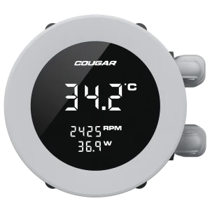 Cooler procesor cougar poseidon vistek argb 360 white Thumbnail 3