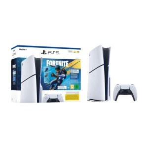 Игровая консоль sony playstation 5 slim disc edition 1tb + flowering fortnite Thumbnail 2