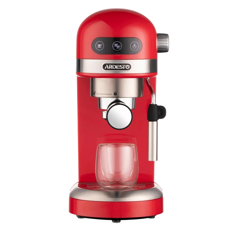 Кофеварка рожковая ardesto ycm-e1501, 1350вт, красный 2