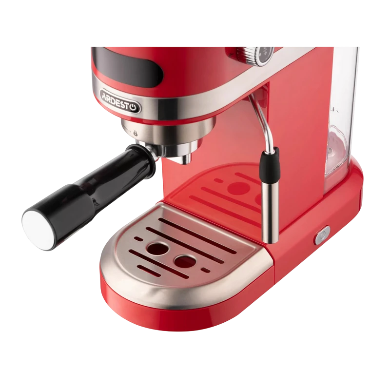 Кофеварка рожковая ardesto ycm-e1501, 1350вт, красный 6