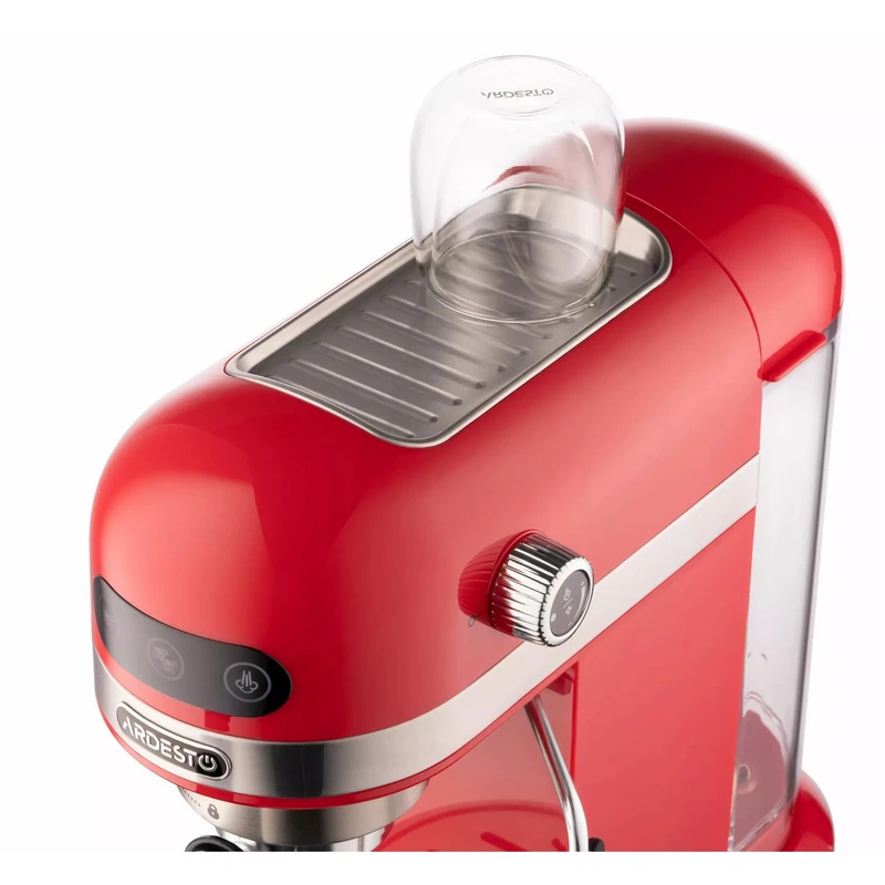 Кофеварка рожковая ardesto ycm-e1501, 1350вт, красный 9