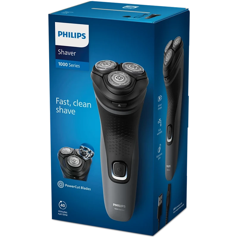 Aparat de ras electric philips s1142/00, negru | gri 4
