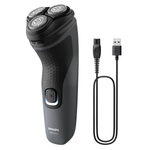Электробритва мужская philips s1142/00, чёрный | серый Thumbnail 2