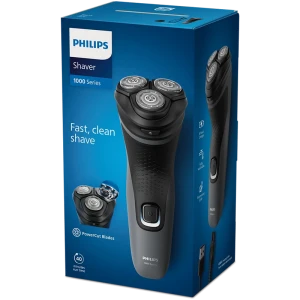 Электробритва мужская philips s1142/00, чёрный | серый Thumbnail 5