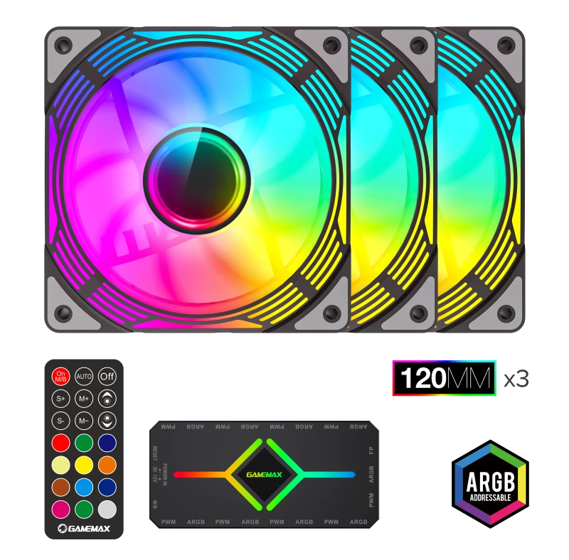 Ventilator pc gamemax kf300, 120 mm 6