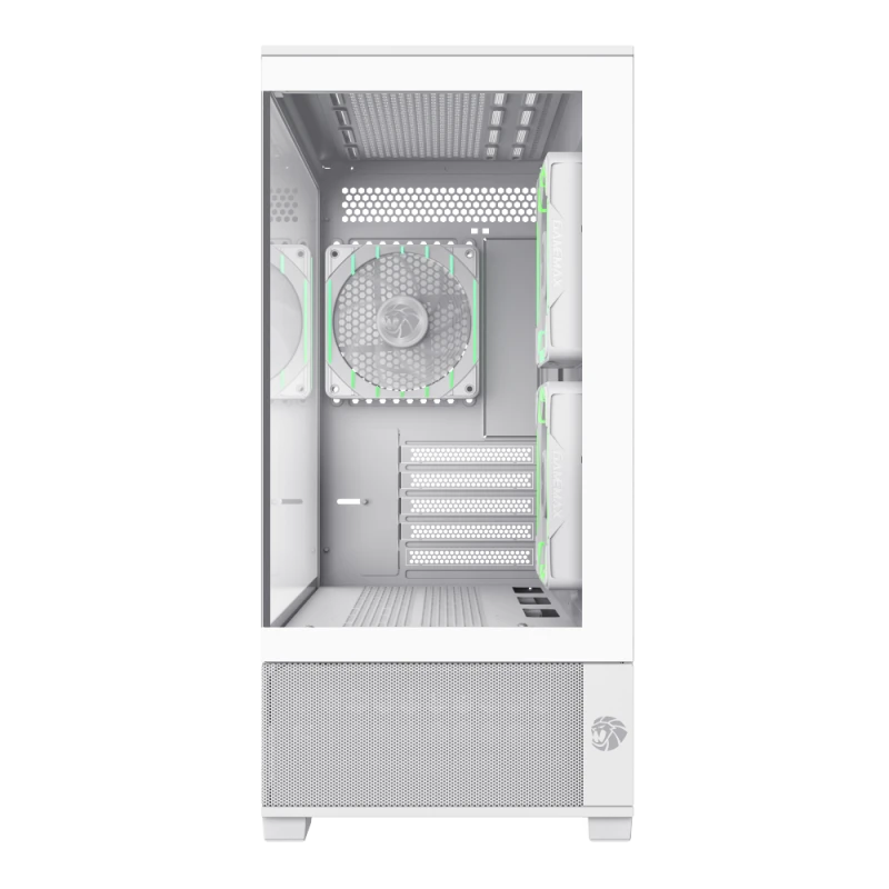Carcasă pc gamemax vista 2 mw, mini-tower, fără psu, alb 7