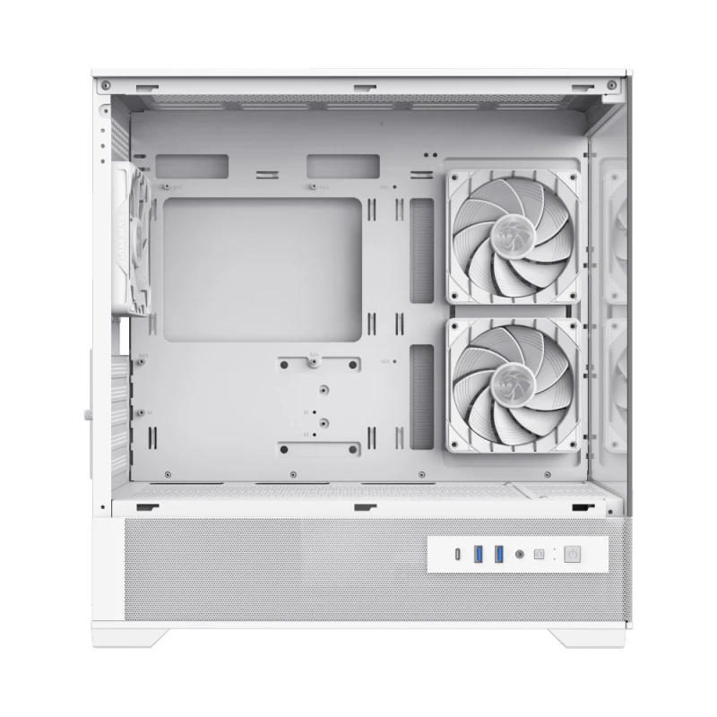 Carcasă pc gamemax vista 2 mw, mini-tower, fără psu, alb 4