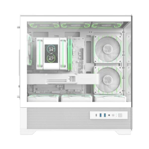Carcasă pc gamemax vista 2 mw, mini-tower, fără psu, alb Thumbnail 9