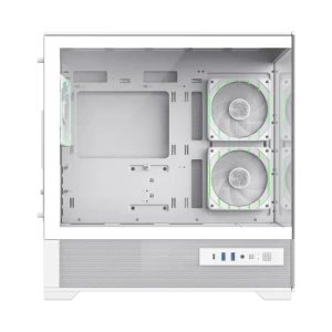 Carcasă pc gamemax vista 2 mw, mini-tower, fără psu, alb Thumbnail 5
