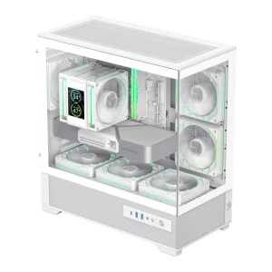 Carcasă pc gamemax vista 2 mw, mini-tower, fără psu, alb Thumbnail 10