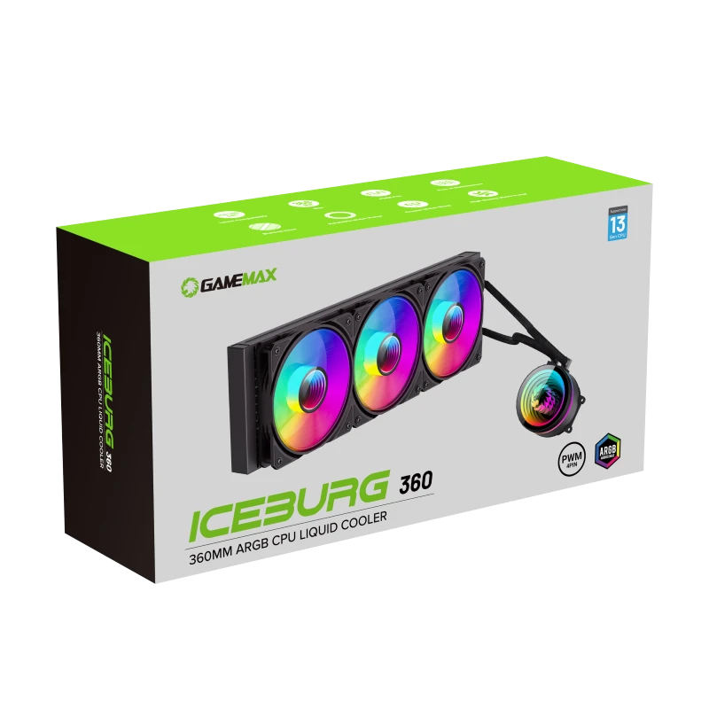 Кулер для процессора gamemax iceburg 360 infinity 5