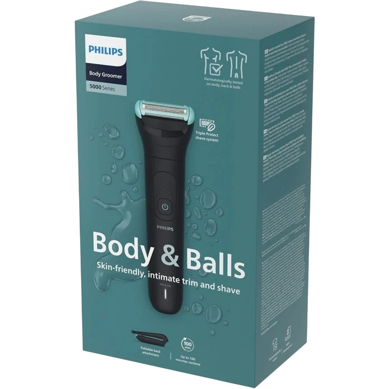 Trimmer pentru bărbați philips bg5470/15, negru 5