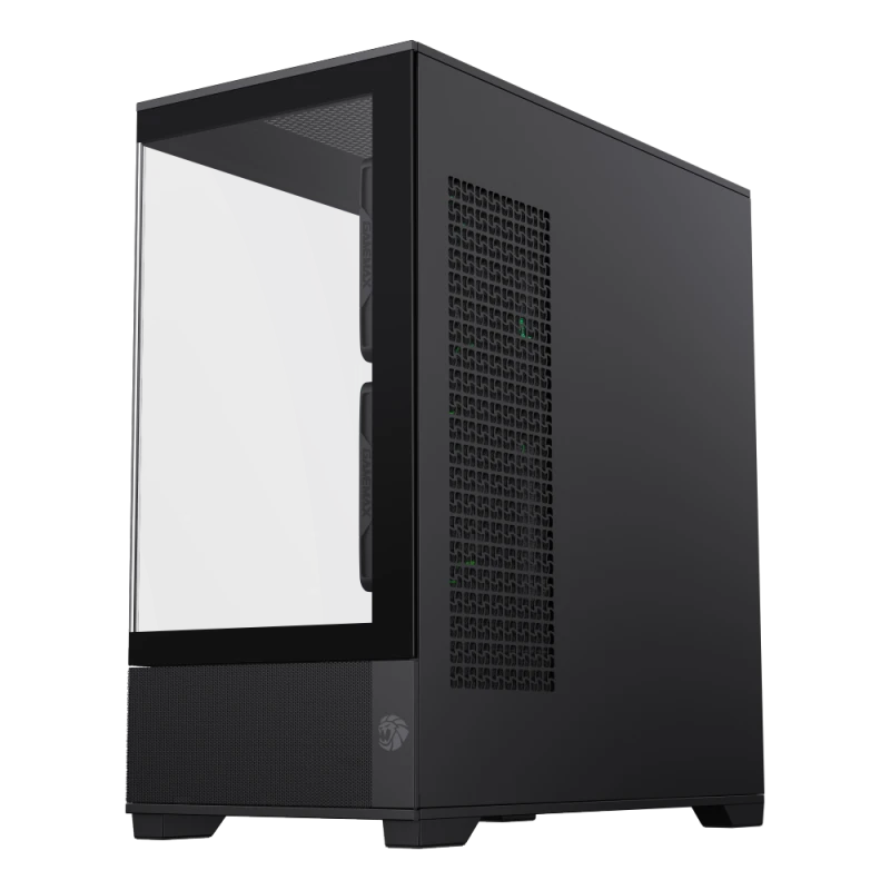 Компьютерный корпус gamemax vista 2 mb, mini-tower, без блока питания, чёрный 8