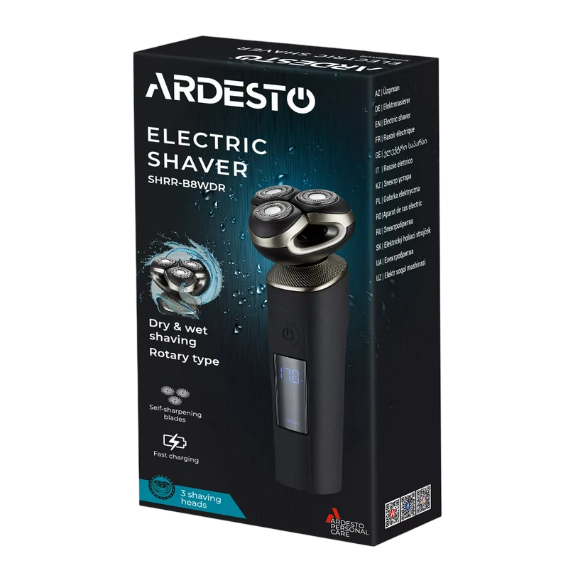 Aparat de ras electric ardesto shrr-b8wdr, negru 3