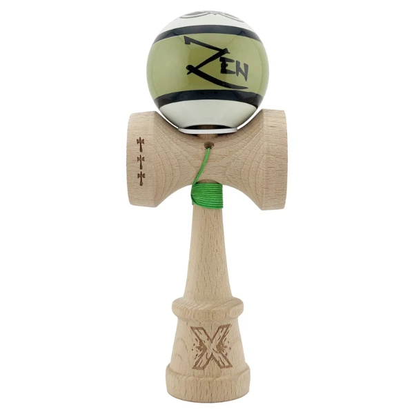 «kendama x original: zen», 7.5 x 6 x 18 cm, verde 2