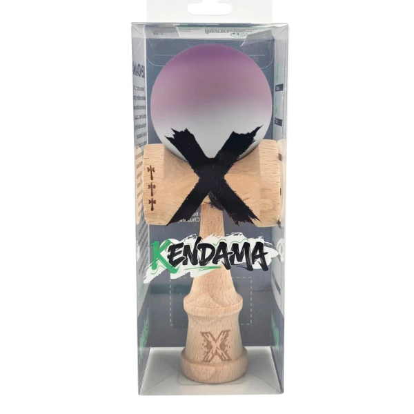 "kendama x original", 7.5 x 6 x 18 cm, gradient mov-alb 3