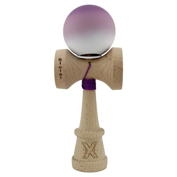 "kendama x original", 7.5 x 6 x 18 cm, gradient mov-alb 2