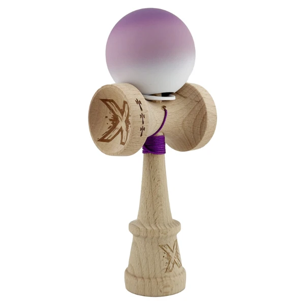 "kendama x original", 7.5 x 6 x 18 cm, gradient mov-alb 6