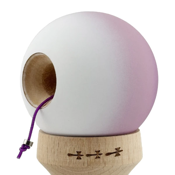 "kendama x original", 7.5 x 6 x 18 cm, gradient mov-alb 4