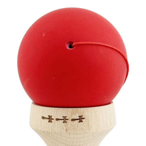 "kendama x original", 7.5 x 6 x 18 cm, gradient roșu-alb 6
