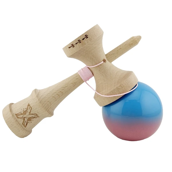 "kendama x original", 7 x 6 x 18 cm, albastru-roz 4