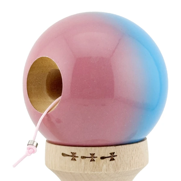 "kendama x original", 7 x 6 x 18 cm, albastru-roz 5