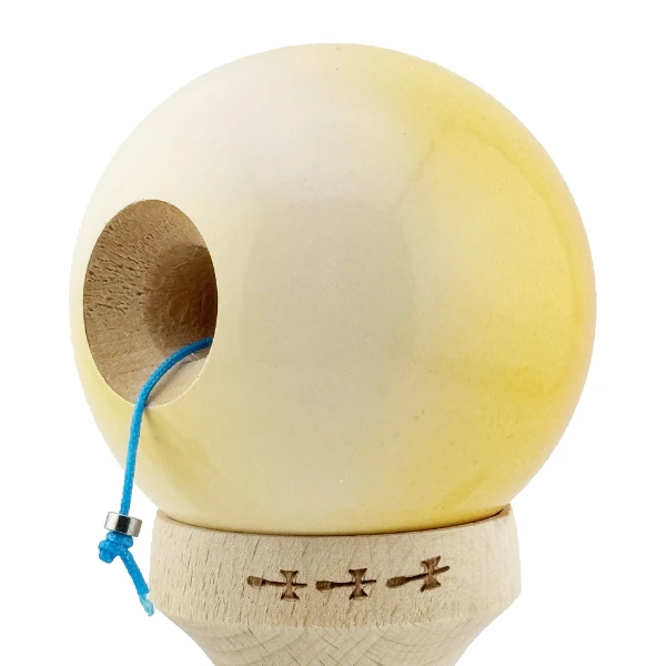 "kendama x original", 7 x 6 x 18 cm, galben-portocaliu 6
