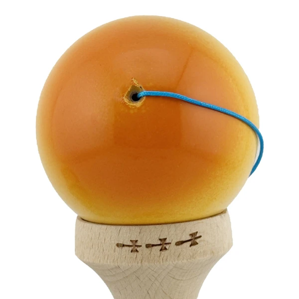 "kendama x original", 7 x 6 x 18 cm, galben-portocaliu 7