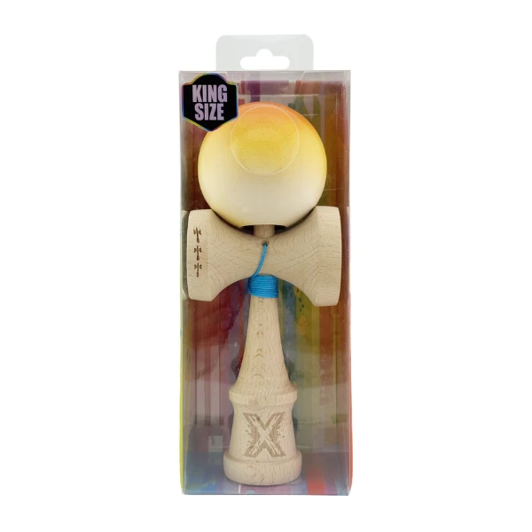"kendama x original", 7 x 6 x 18 cm, galben-portocaliu 3